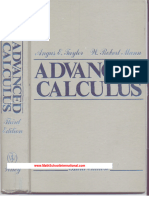 Advanced Calculus 3E Angus Taylor Robert Mann