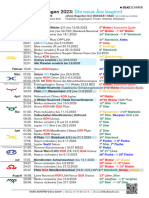 2023 Timeline Handout