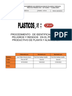 Procedmiento de Identificacion de Peligros y Riesgos en El Proceso Productivo de Planta y Almacenes