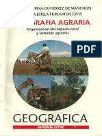 Geografía Agraria Organización Del Espacio Rural y Sistemas Agrarios