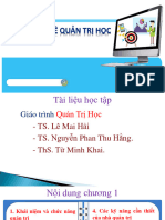 Chương 1 SV Tổng quan về quản trị học