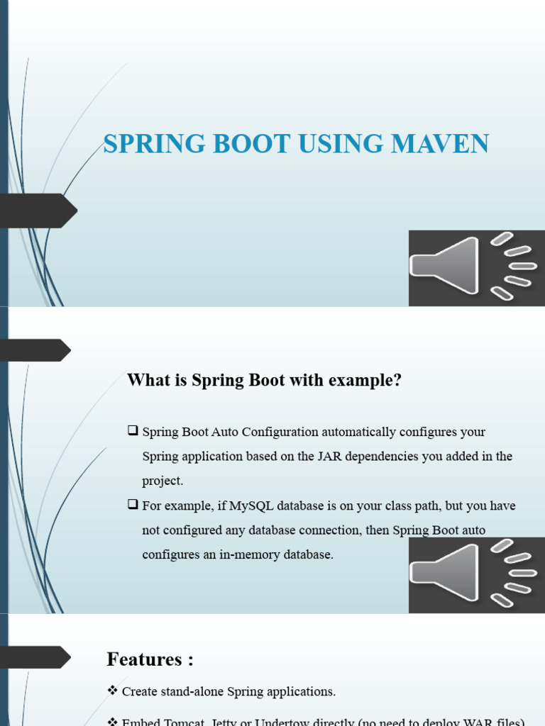 Spring Boot Using Maven | PDF | Spring Framework | Computer Engineering