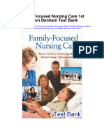 Family Focused Nursing Care 1st Edition Denham Test Bank Download