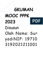 Rangkuman Mooc PPPK 2023