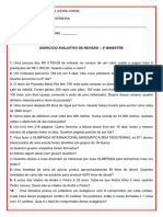 Exercicio Avaliativo de Revisão