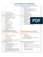 Language For Agreeing and Disagreeing