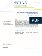 O Mito Do Mérito - Ensaio Sobre Meritocracia e Qualidade Da Educação