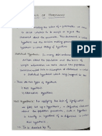 Unit 5 - Testing of Hypothesis