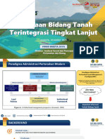 Pemetaan Bidang Tanah Terintegrasi Tingkat Lanjut