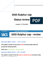 1-5 - 2020 Sulphur Cap - Status Review - GPG Approved (002) IMO