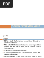 CSV File Handling Notes