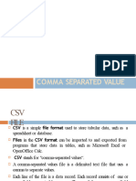 CSV File Handling Notes