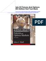 Fundamentals of Futures and Options Markets 9th Edition Hull Test Bank Download