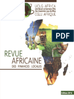 Revue Africaine Fin Locales - CGLUA - 2016