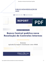 Bacen Publica Nova Resolução de Controles Internos - Opice Blum