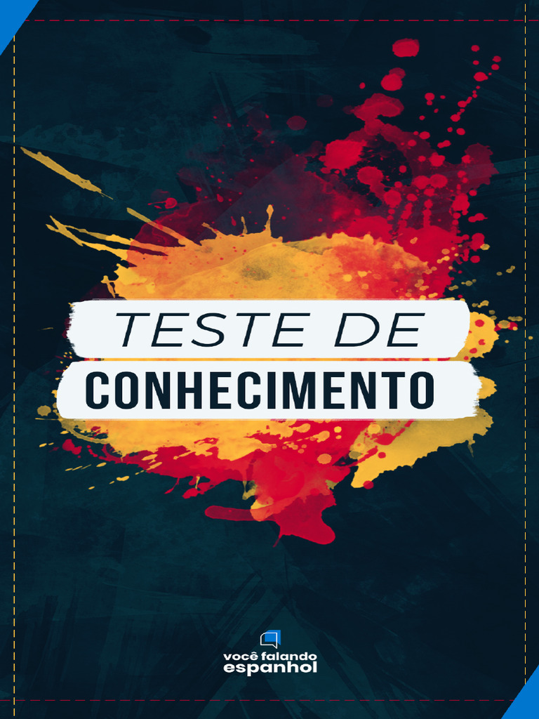 Teste de Conhecimento | PDF