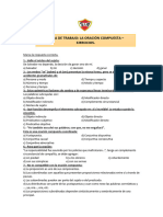 Ficha de Trabajo 5 La Oracion Compuesta - Ejercicios