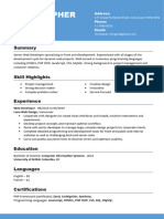 Canadian Resume Template