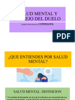 Salud Mental y Manejo Del Duelo