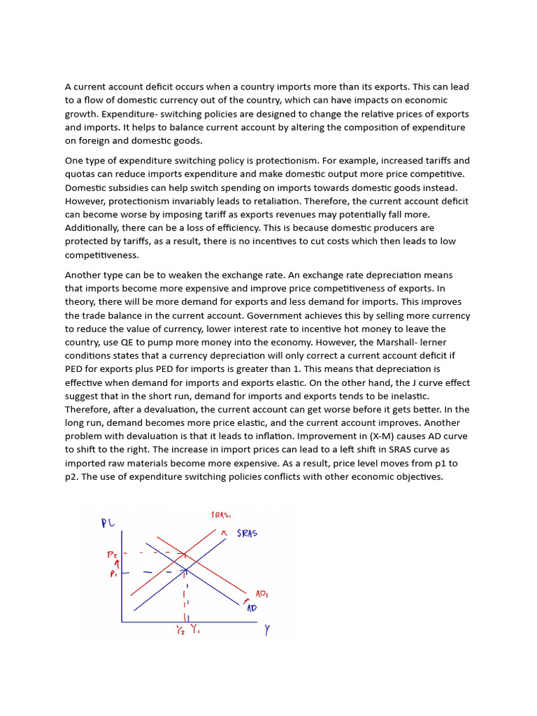 Expenditure Switching Policy PDF Exports Tariff