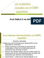 Los Contratos Internacionales en El DIPr Argentino