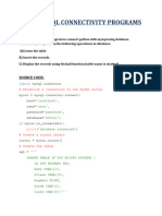 Python MQL Connectivity Programs