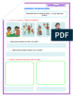 E10 Ficha D5 Tutoría Reconozco y Valoro Mi Cuerpo