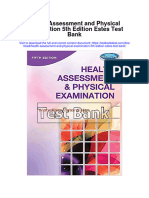 Health Assessment and Physical Examination 5th Edition Estes Test Bank Download