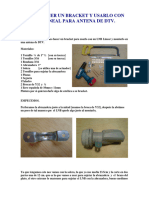 Como Hacer Un Bracket para Montarlo en Una Antena de DTV