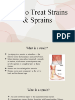 How To Treat Strains and Sprains