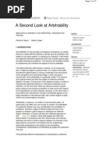 A Second Look at Arbitrability