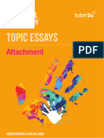 03 Attachment Topic Essays Digital Download