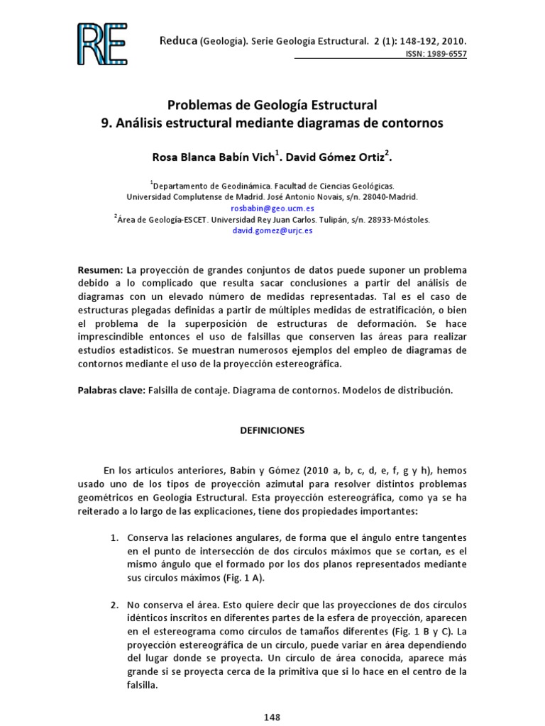Análisis Estructural con Diagramas de Contornos | PDF | Geometria plana ...