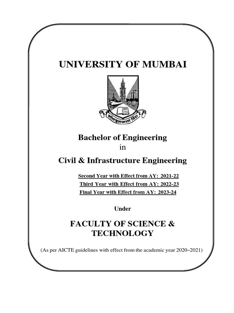 CIVIL AND INFRASTRUCTURE ENGINEERING SYLLABUS intelligence overview