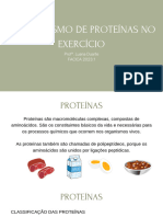 Proteínas No Exercício