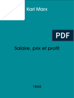 1865 Salaire Prix Et Profit - (Marx)