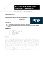 Lab 1 Instrumentation