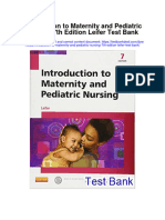Introduction To Maternity and Pediatric Nursing 7th Edition Leifer Test Bank Download