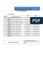 Ficha de Especificação Técnica Vitaplus