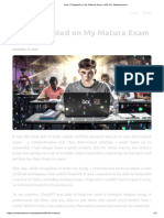 How I Cheated On My Matura Exam With AI - Metawersum