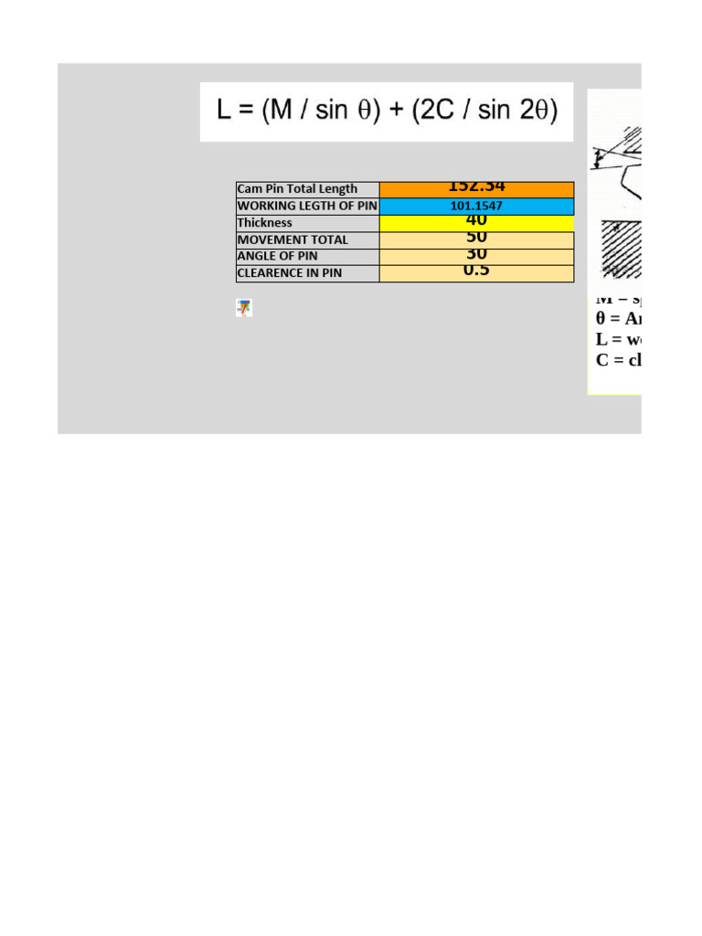 Finger Pin Calculation PDF
