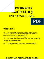 Guvernarea Majorității Și Interesul Civic