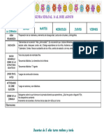 Agenda 14 Al 18 de Agosto