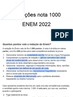Redações Nota 1000 ENEM 2022