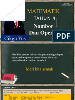 Slaid Matematik Tahun 4 PDPR 3 (BUNDARKAN NOMBOR)