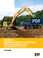320/320 GC Medium Hydraulic Excavators Parts Reference Guide