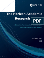Horizon Academic Research Journal Vol. 4 No. 1