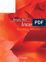 Anais Nin - Incest. Din Jurnalul Dragostei - Necenzurat 2 1932-1934 (Jurnal) PDF