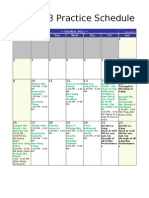 Ttdc Practice Schedule (Dai Hoi La Vang)