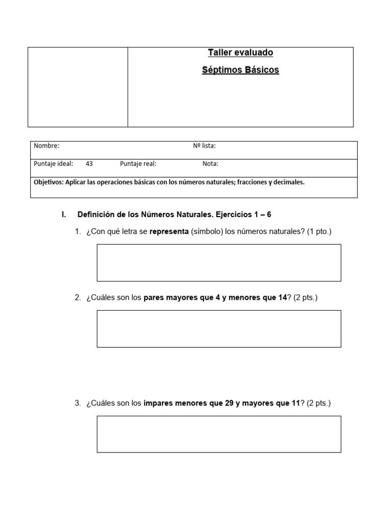 7mo Basico Matemática Pdf